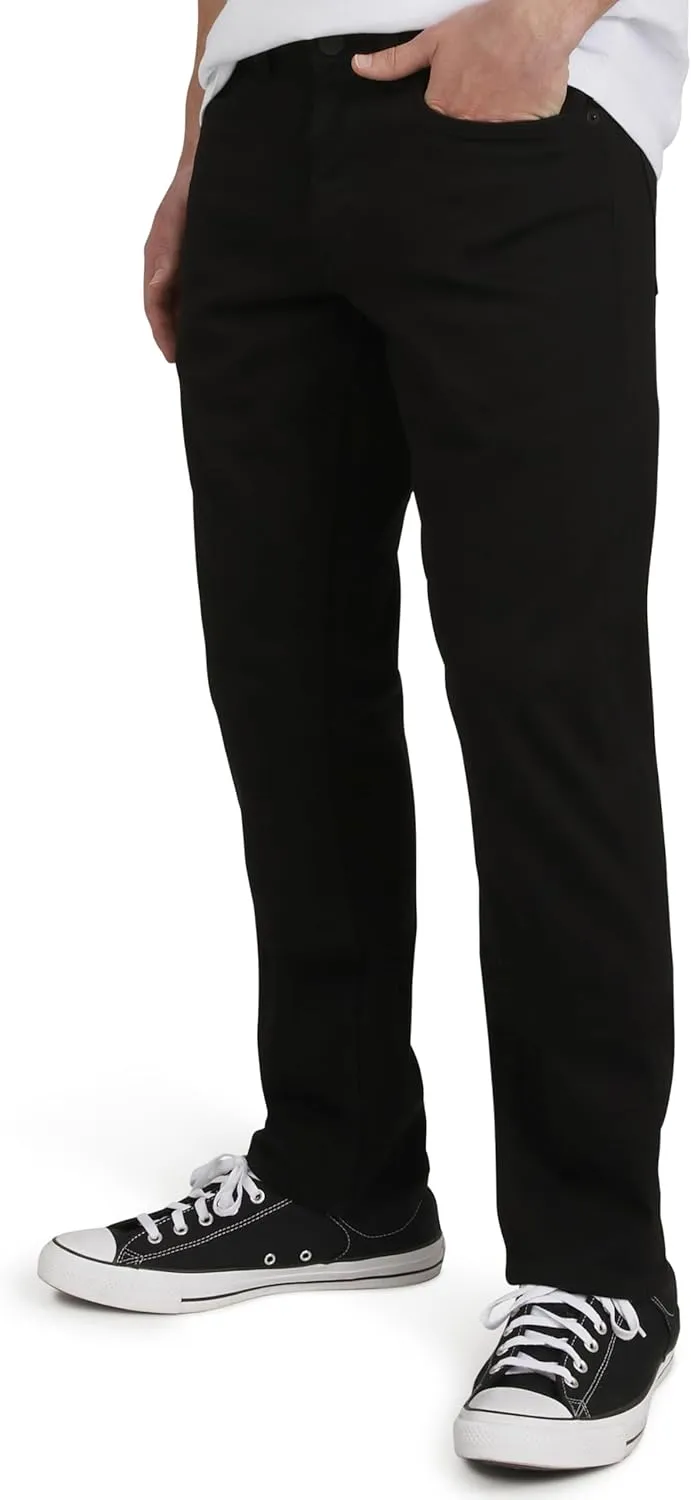 Quiksilver Men's 5 Pocket Straight Fit Stretch Waist Denim Jeans