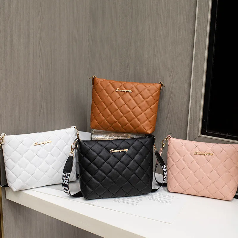 Quilt Style Trendy Shoulder and Crossbody Bags