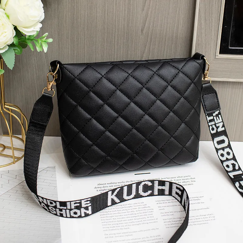Quilt Style Trendy Shoulder and Crossbody Bags
