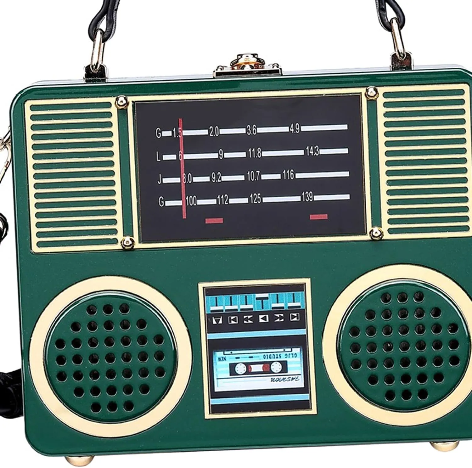 Radio Shape Bag Satchel Purse Women Handbag for Dating Outdoor Holiday Shopping
