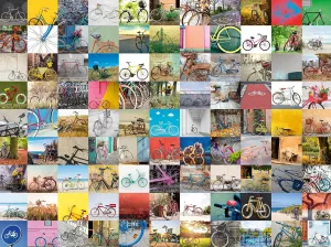 Ravensburger 99 Bicycles 1500 Piece Puzzle for Adults | Precision Fit | Unique Piece Design | FSC-Certified Materials
