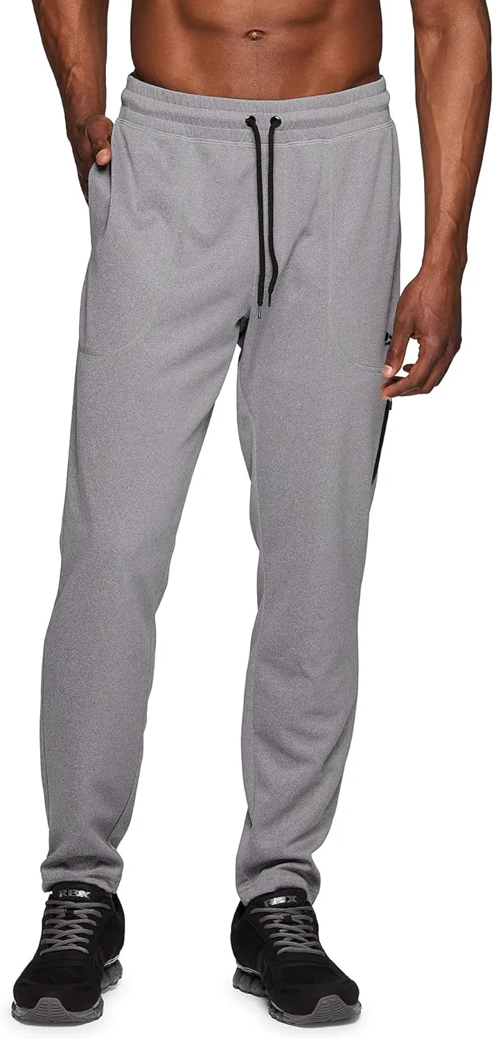 RBX Active Men's Athletic Performance Quick Dry Breathable Tapered Jogger Sweatpant with Pockets