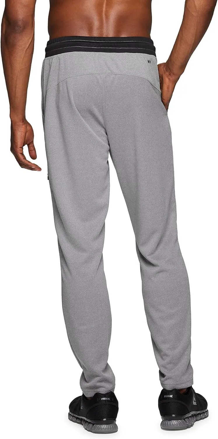 RBX Active Men's Athletic Performance Quick Dry Breathable Tapered Jogger Sweatpant with Pockets