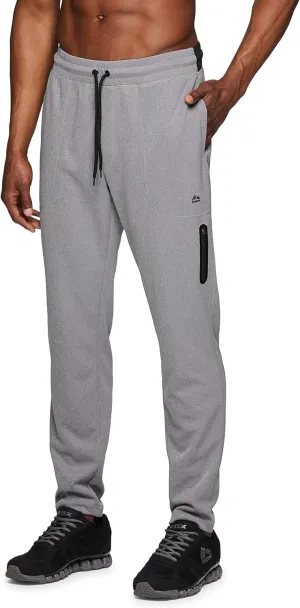 RBX Active Men's Athletic Performance Quick Dry Breathable Tapered Jogger Sweatpant with Pockets