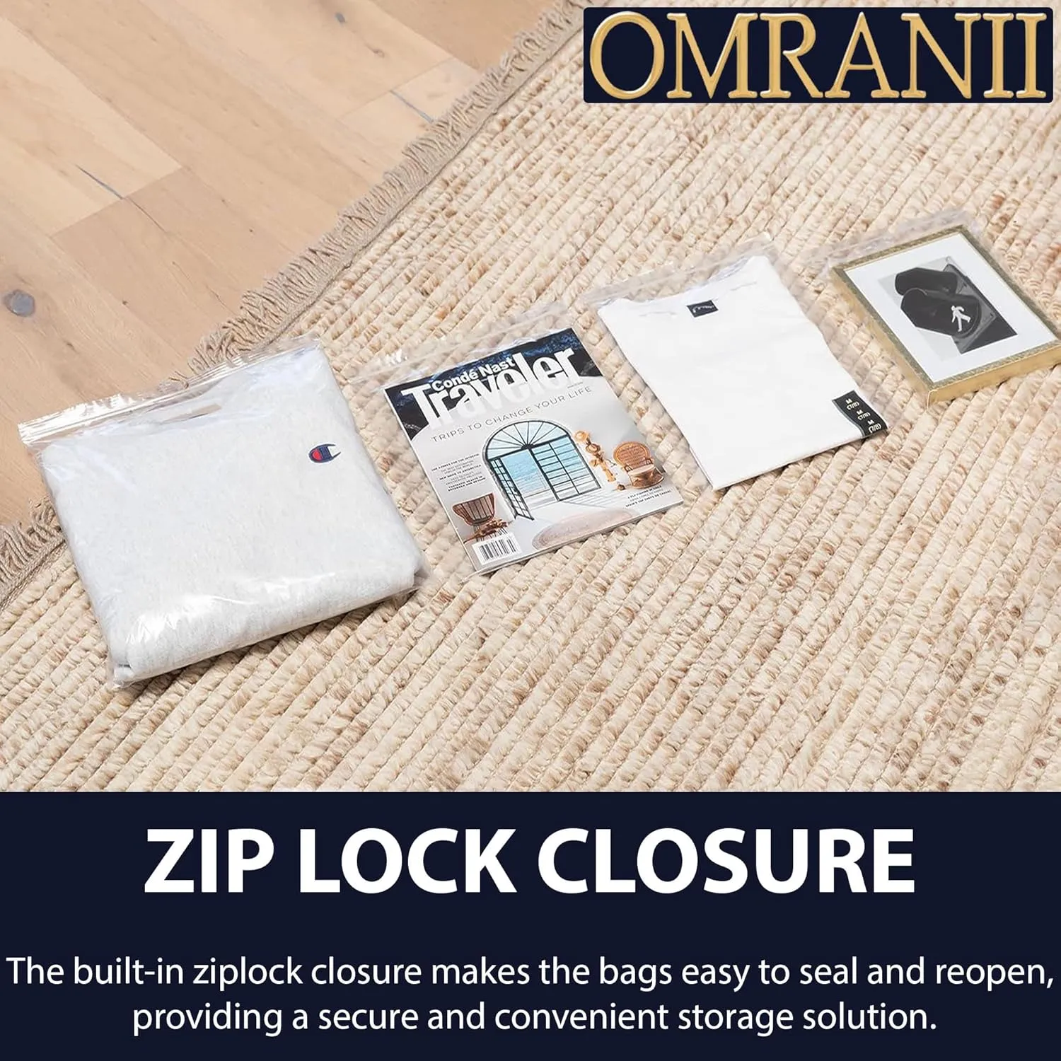 Reclosable Hang Hole Zip Poly Bags, 2Mil 3" X 6" & 1000 Bags | LDPE Material, Clear Plastic with Resealable Lock Seal Zipper | Resealable Zip Top Lock For Travel, Storage, Packaging & Shipping