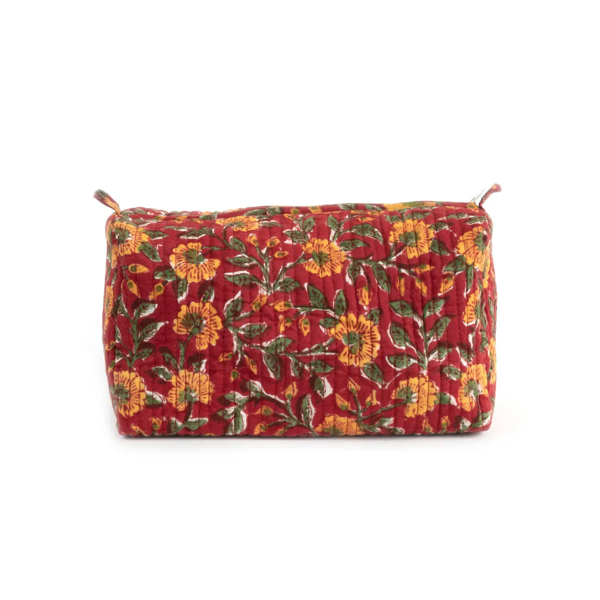 RED SPICE QUILTED TOILTERY POUCH
