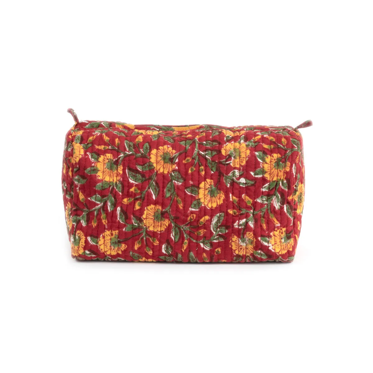 RED SPICE QUILTED TOILTERY POUCH