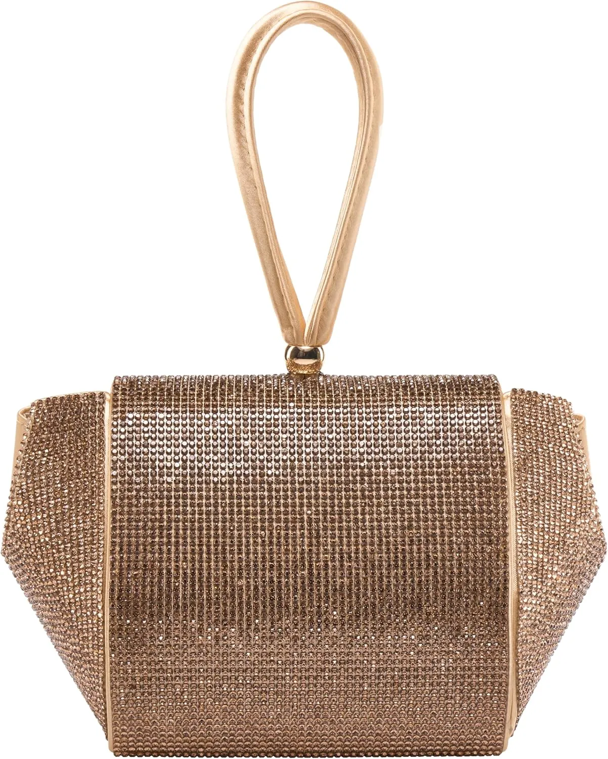 RENE Architectural Rhinestone Evening Bag