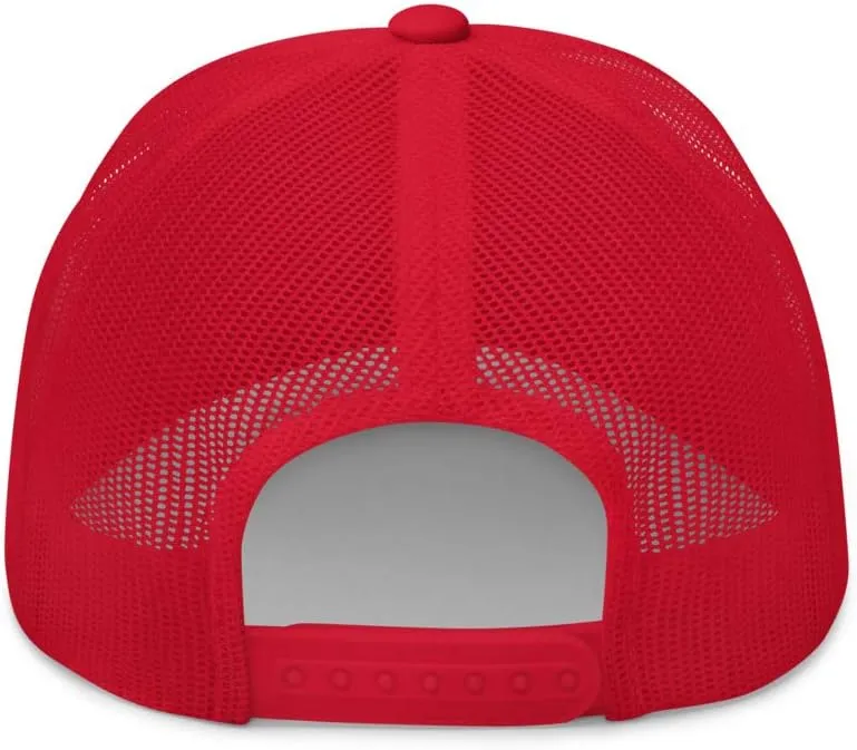 Retro Boston Trucker Hat Mesh BOS Cross Trucker Cap