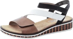 Rieker Damen V3670 Sandale