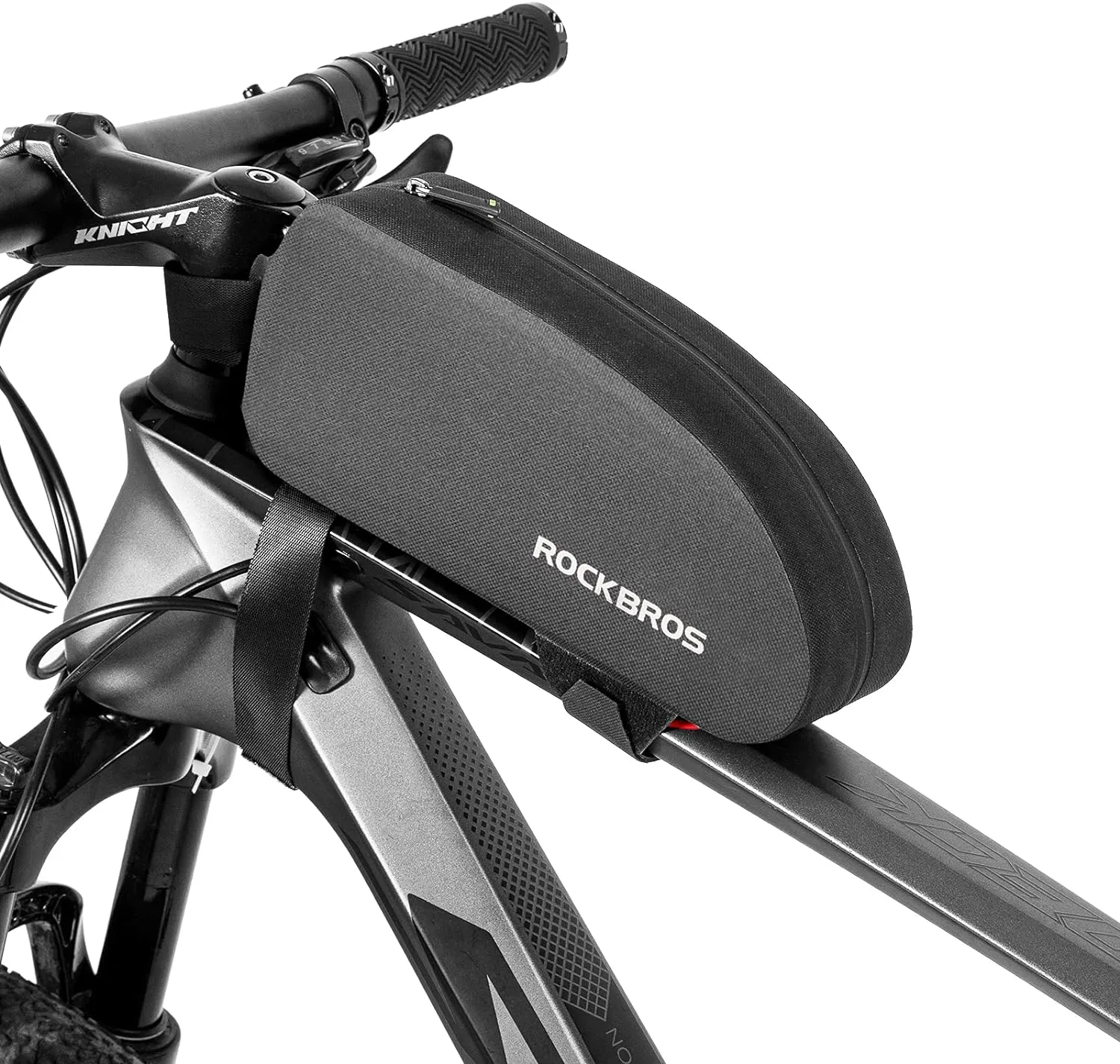 ROCKBROS Bike Top Tube Bag Bicycle Front Frame Bag Waterproof Bike Pouch Pack Bike Phone Bag Cycling Accessories Pouch for Mountain Road Bike Large Upgrade