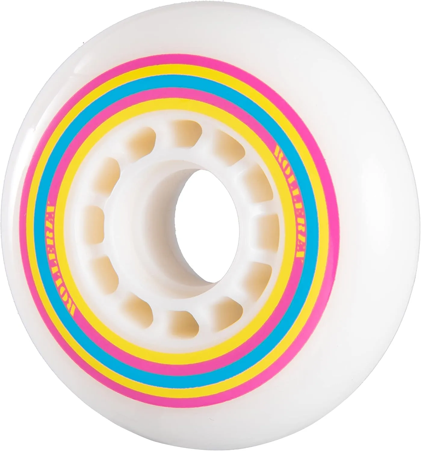 Rollerex Lollipop Boardwalk Inline Skate Wheels (2-Pack with Bearings, Spacers and Washers) (Various Size Options Available)