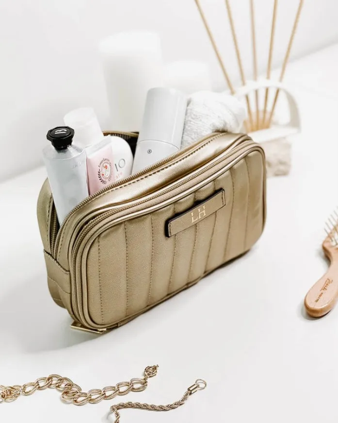 Rosie Makeup Case (Champagne)