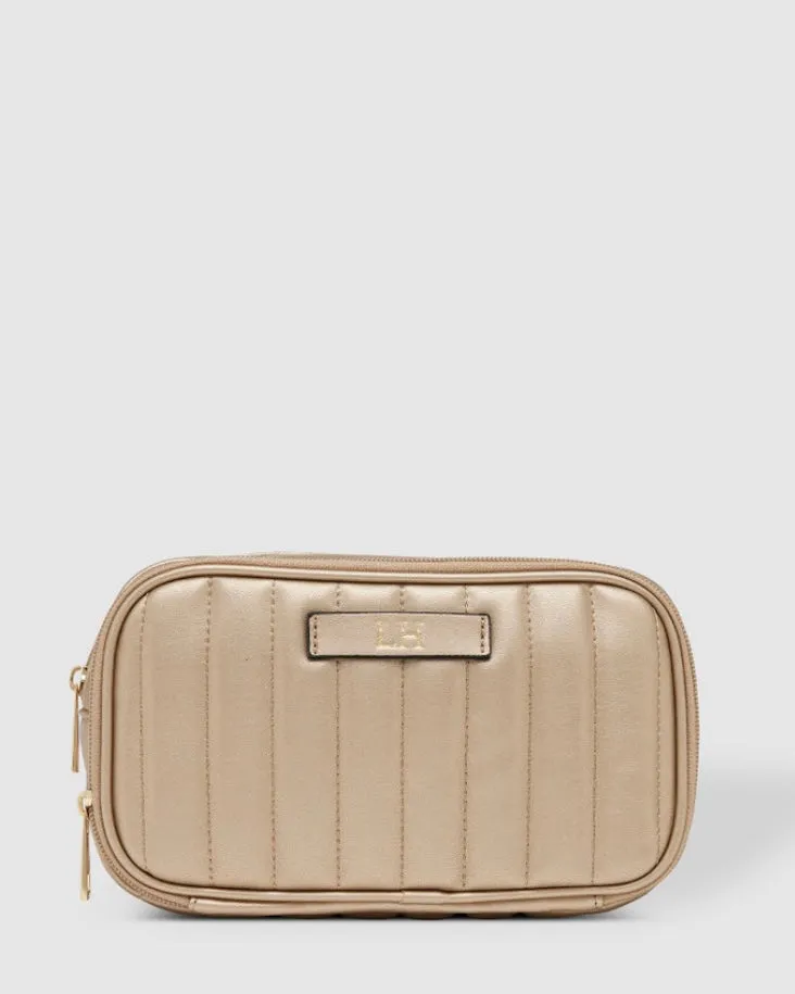 Rosie Makeup Case (Champagne)