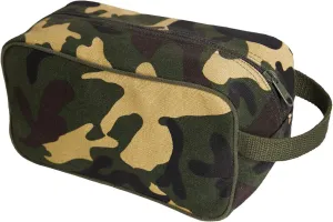 Rothco Canvas Travel Kit Bag Toiletry Bag Military Dopp Kit