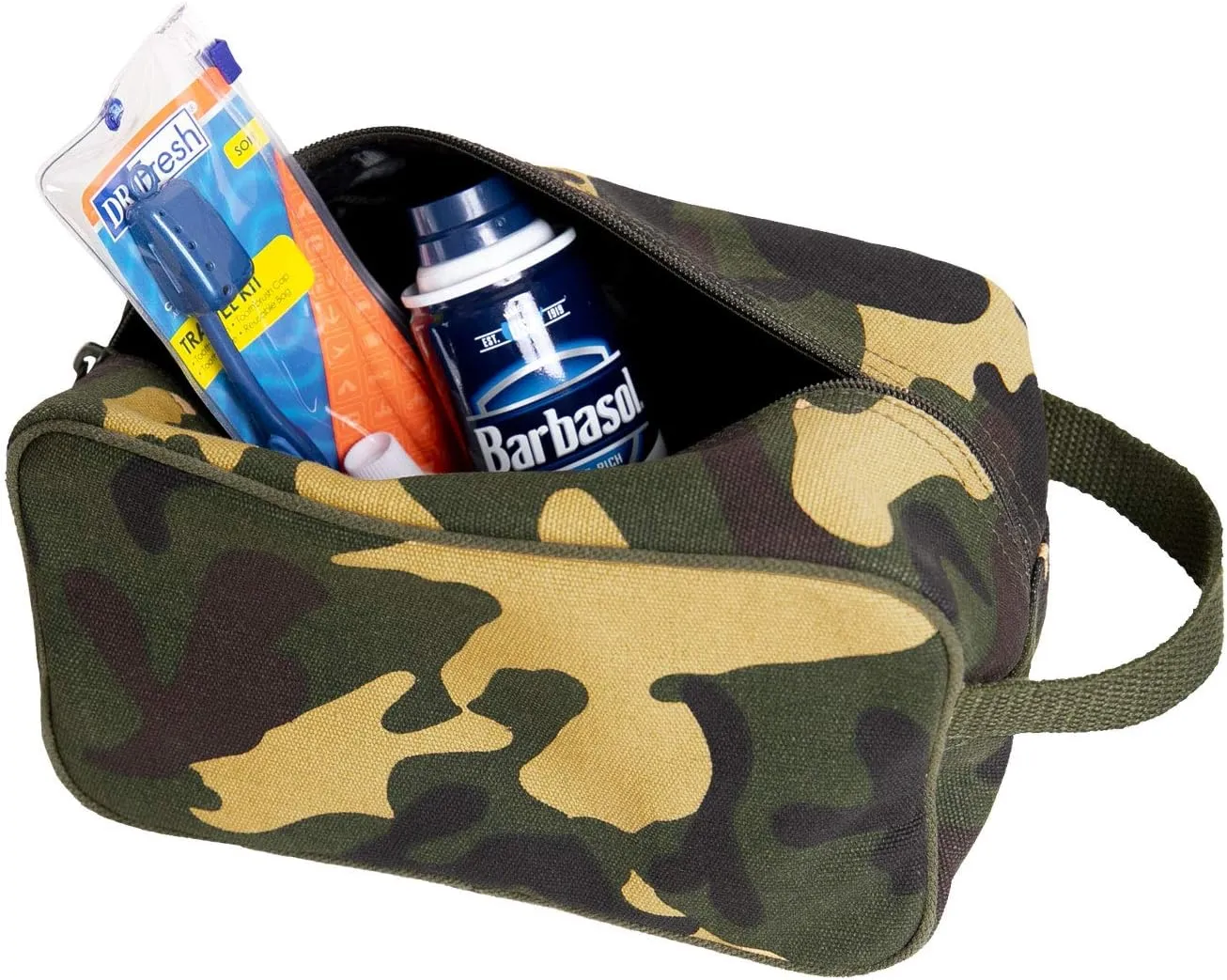 Rothco Canvas Travel Kit Bag Toiletry Bag Military Dopp Kit
