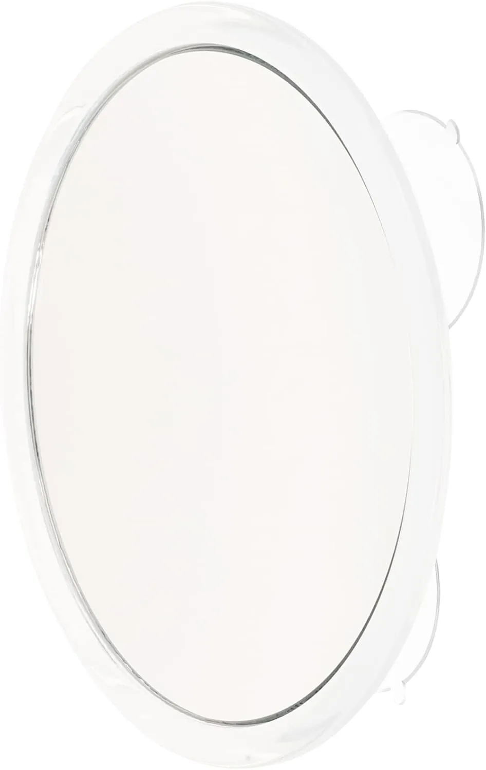 Round Magnifying Makeup Mirror with Suction Cups Portable High Definition Cosmetic Mirror for Home and Travel Lightweight Design for Handbag