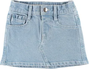 RuffleButts Baby/Toddler Girls Stretch Denim Jean Skirt
