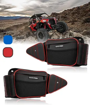 RZR Door Storage Bags for Front Left and Right Side Door- Water Repellent Zipper Design Compatible with 2014-2023 Polaris XP 1000 Turbo 900XC S900