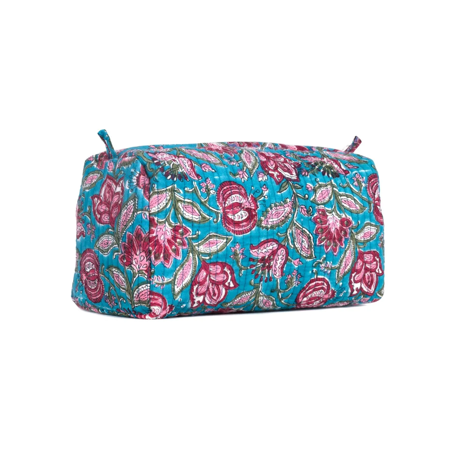 SADABHAR JAAL QUILTED TOILETRY POUCH