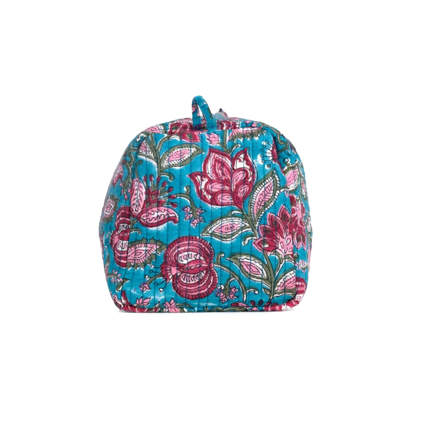 SADABHAR JAAL QUILTED TOILETRY POUCH