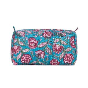 SADABHAR JAAL QUILTED TOILETRY POUCH