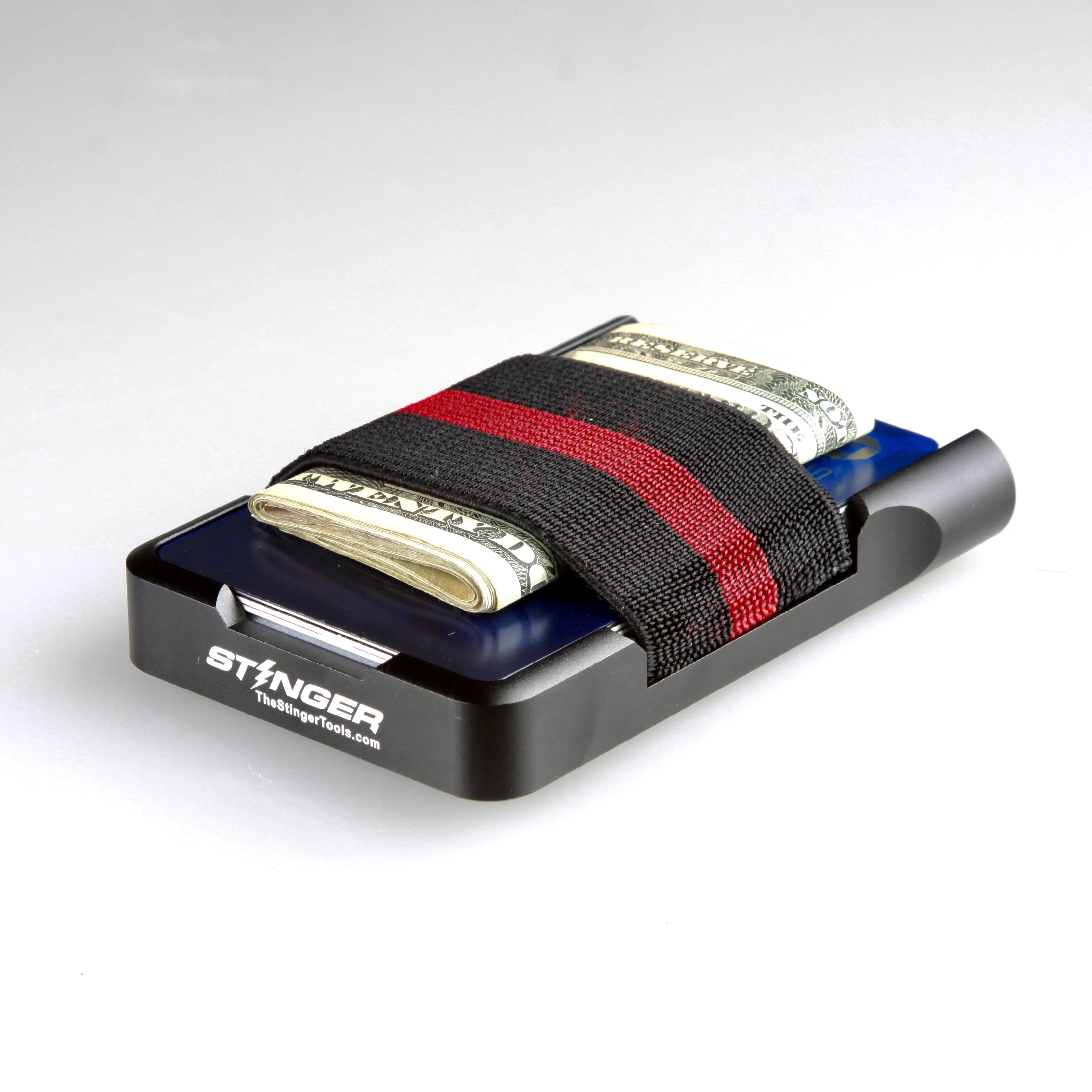 Safety Wallet With Personal Alarm Multi Functional Tool (Black Marble)