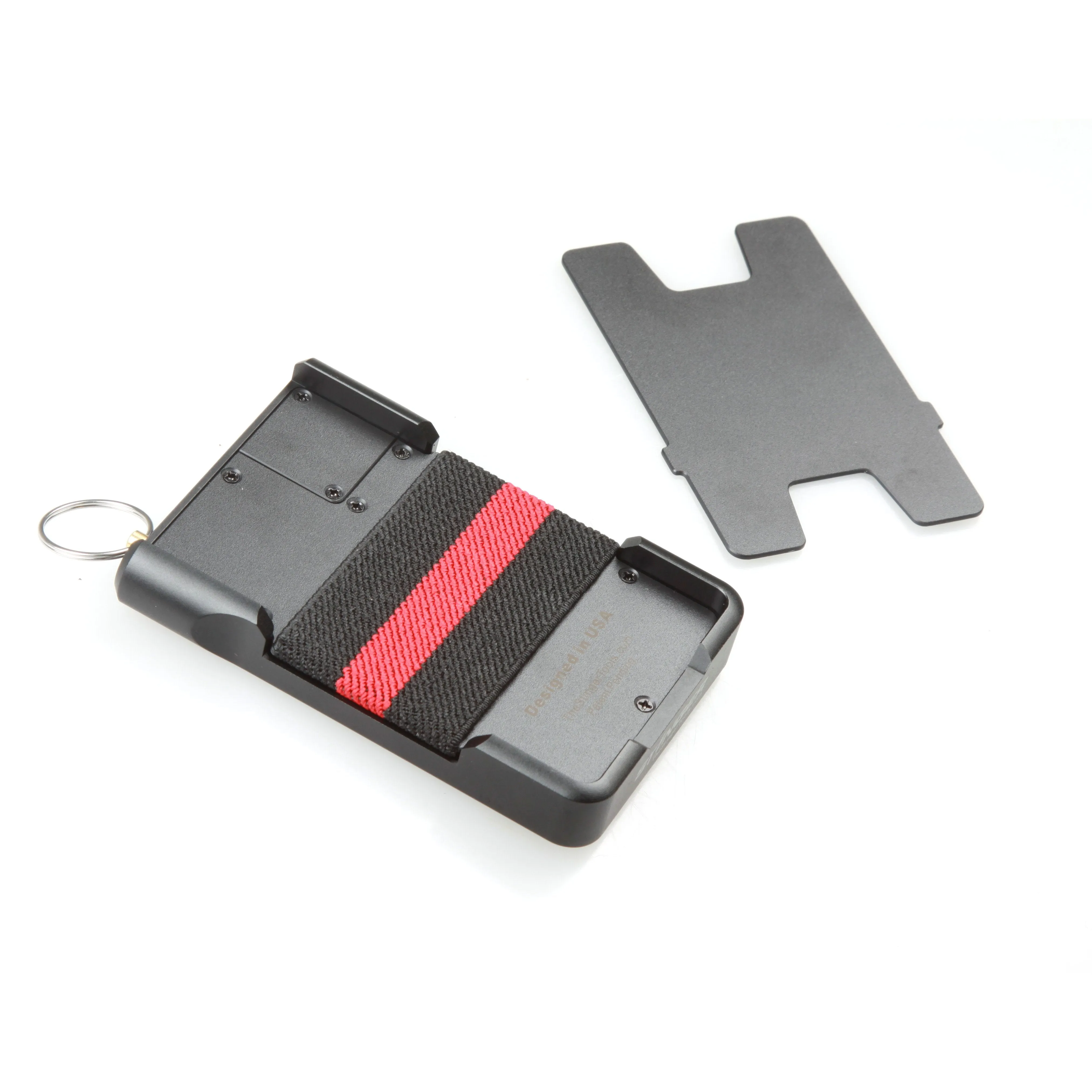 Safety Wallet With Personal Alarm Multi Functional Tool (Black Marble)