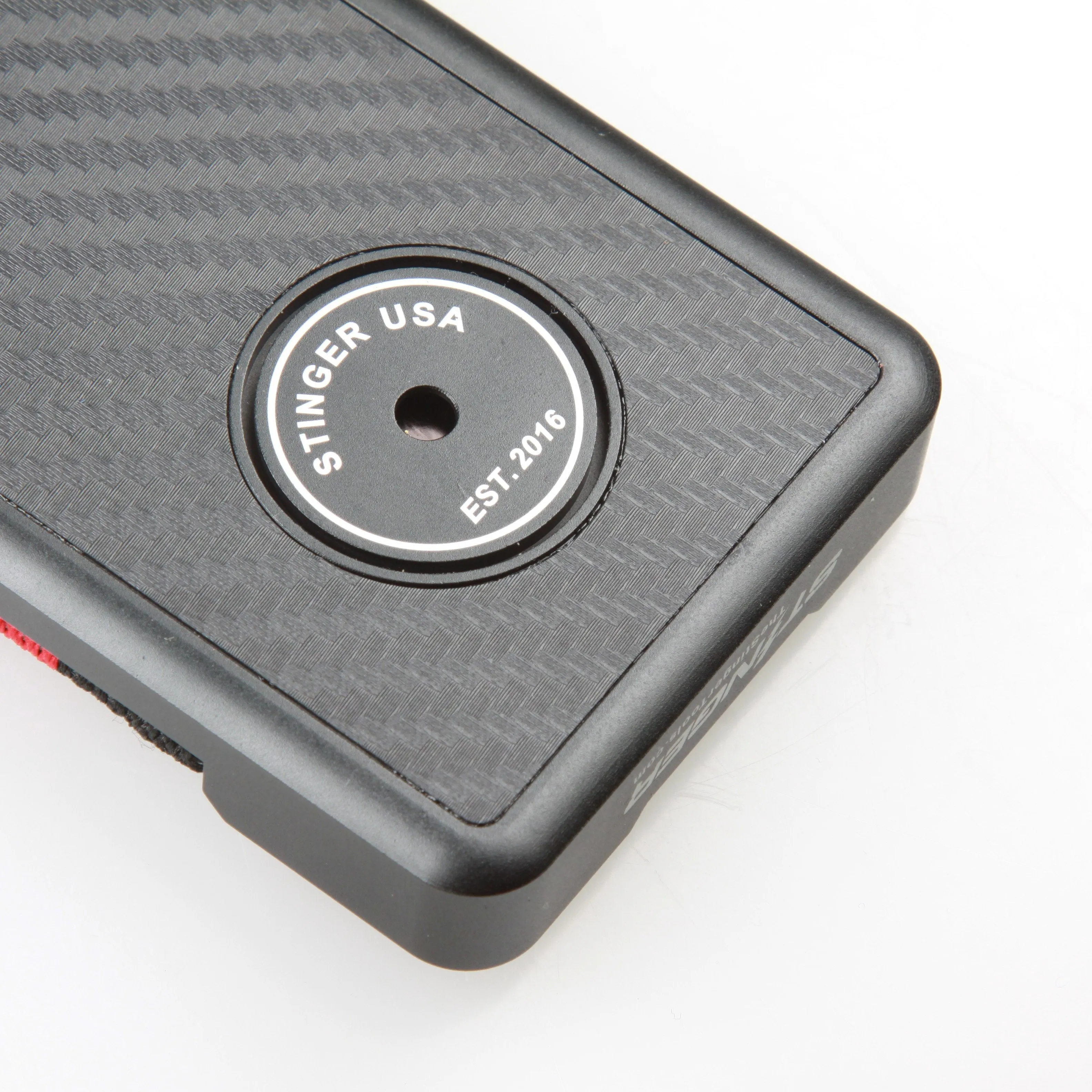 Safety Wallet With Personal Alarm Multi Functional Tool (Black Marble)