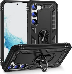 Samsung Galaxy S23  Plus Case, Kickstand Shockproof Ring Phone Cover
