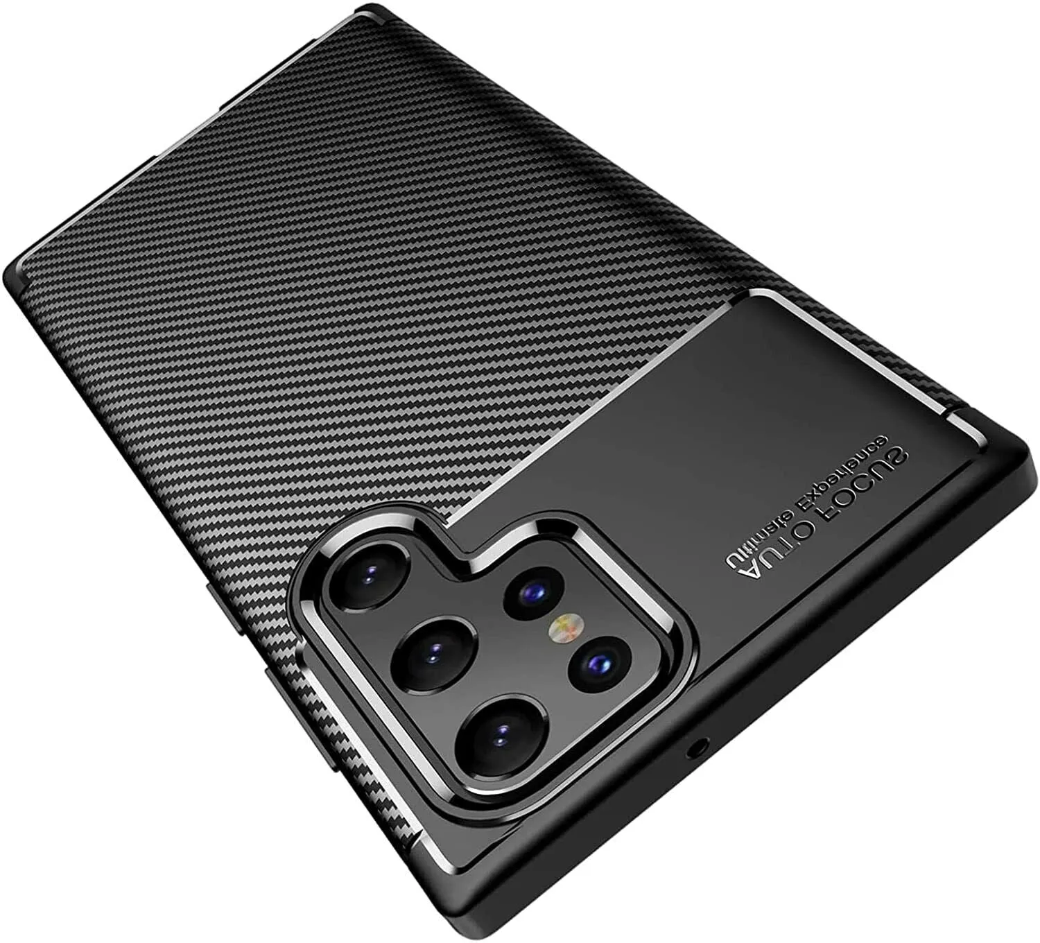 Samsung Galaxy S23 Ultra Case, Carbon Gel Phone Cover Ultra Slim Shockproof
