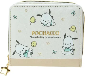Sanrio 126080 Sanrio Wallet, Pochacco, Pochacco, 3.5 x 4.1 x 1.0 inches (9 x 10.5 x 2.5 cm), Kids Wallet, Character