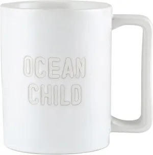 Santa Barbara Design Studio Gifts For Beach Lovers Coffee Mug Face to Face Ceramic Tall Cup, 16-Ounces, Ocean Child