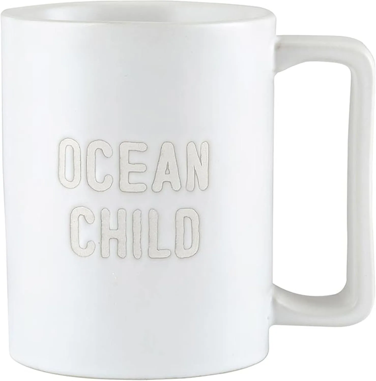 Santa Barbara Design Studio Gifts For Beach Lovers Coffee Mug Face to Face Ceramic Tall Cup, 16-Ounces, Ocean Child