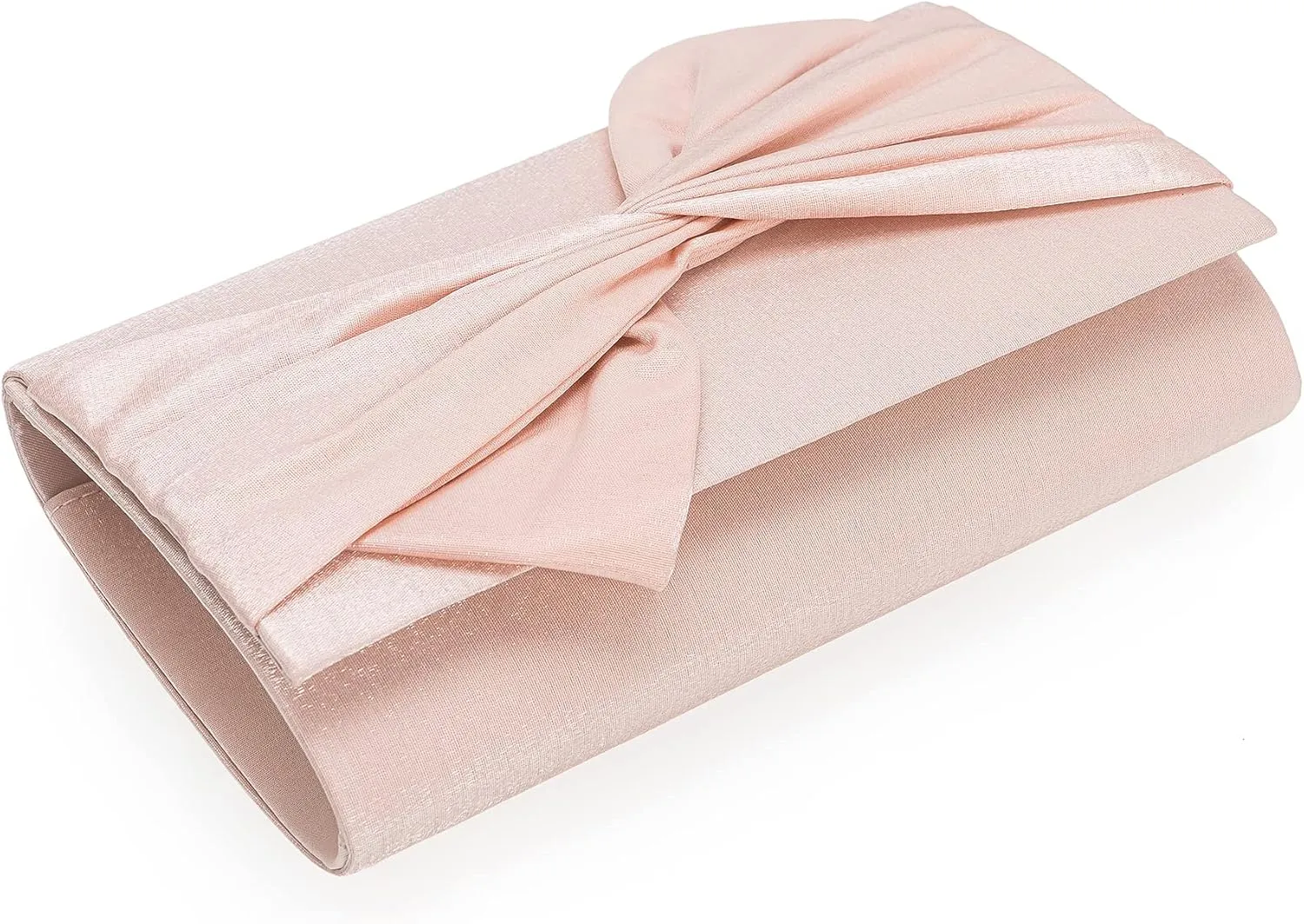 Satin Evening Bag Bow Flap Clutch Purse for Women Formal Party/Prom/Wedding…