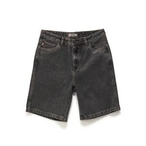 S/DOUBLE Denim Standard Short One Faded Black