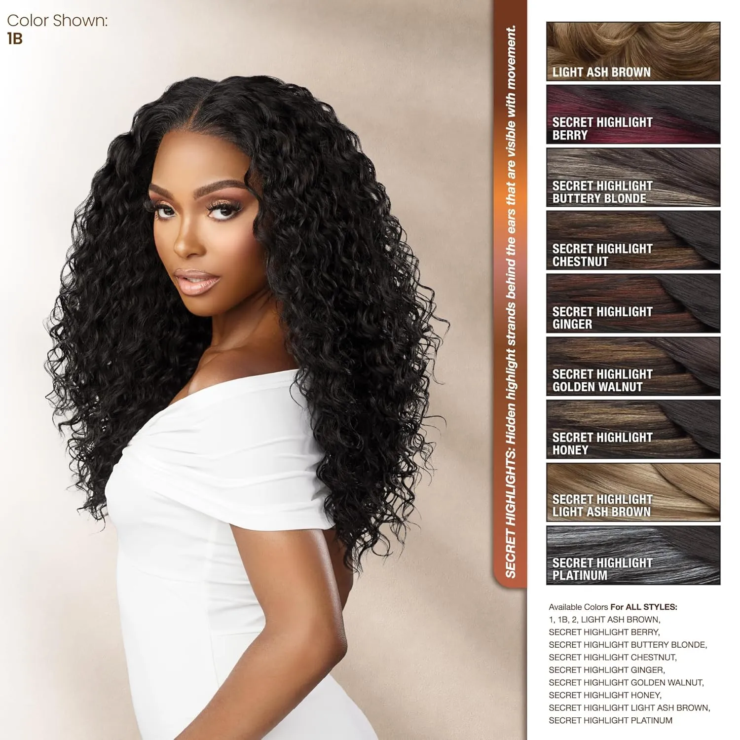 Sensationnel Bare Lace 13X6 Wigs - Unit 2 Lacefrontal Glueless Synthetic 180 Degree Preplucked Hairline (SH/BERRY)