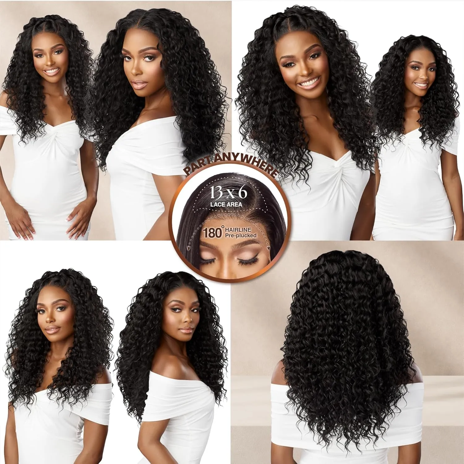 Sensationnel Bare Lace 13X6 Wigs - Unit 2 Lacefrontal Glueless Synthetic 180 Degree Preplucked Hairline (SH/BERRY)