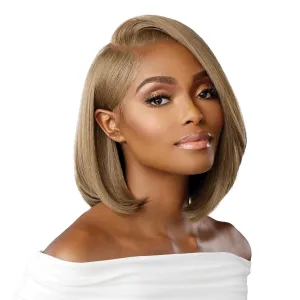 Sensationnel Bare Lace 13X6 Wigs - Unit 3 Lacefrontal Glueless Synthetic 180 Degree Preplucked Hairline (1 JETBLACK)