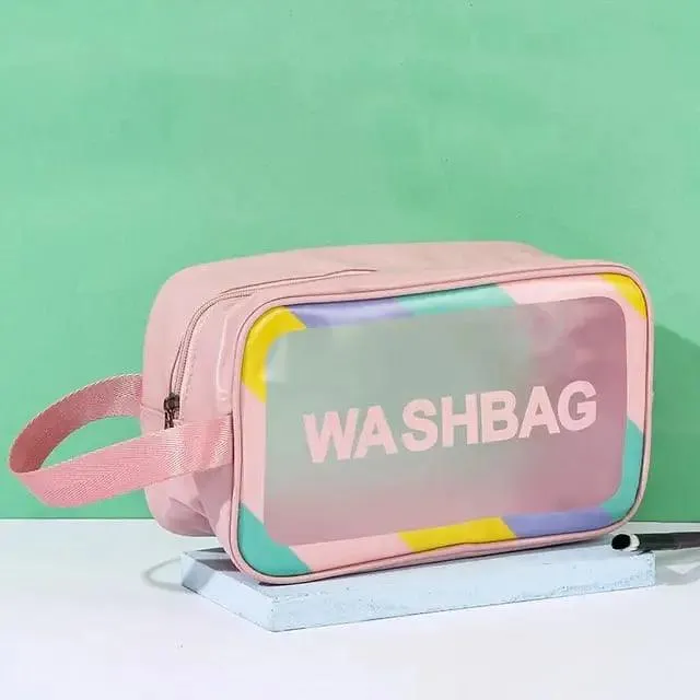 SET OF TOILETRY WASH BAGS