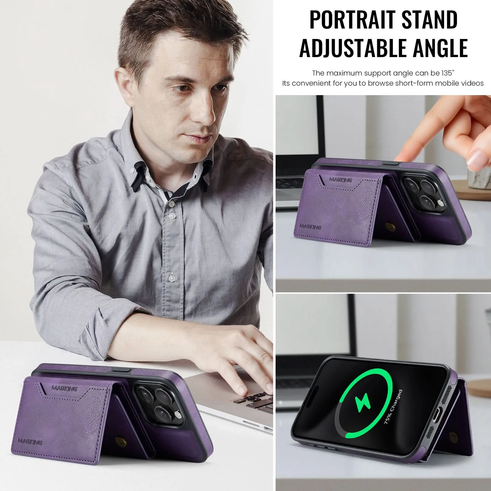 Shockproof Magnetic Case for iPhone 16/15 Series