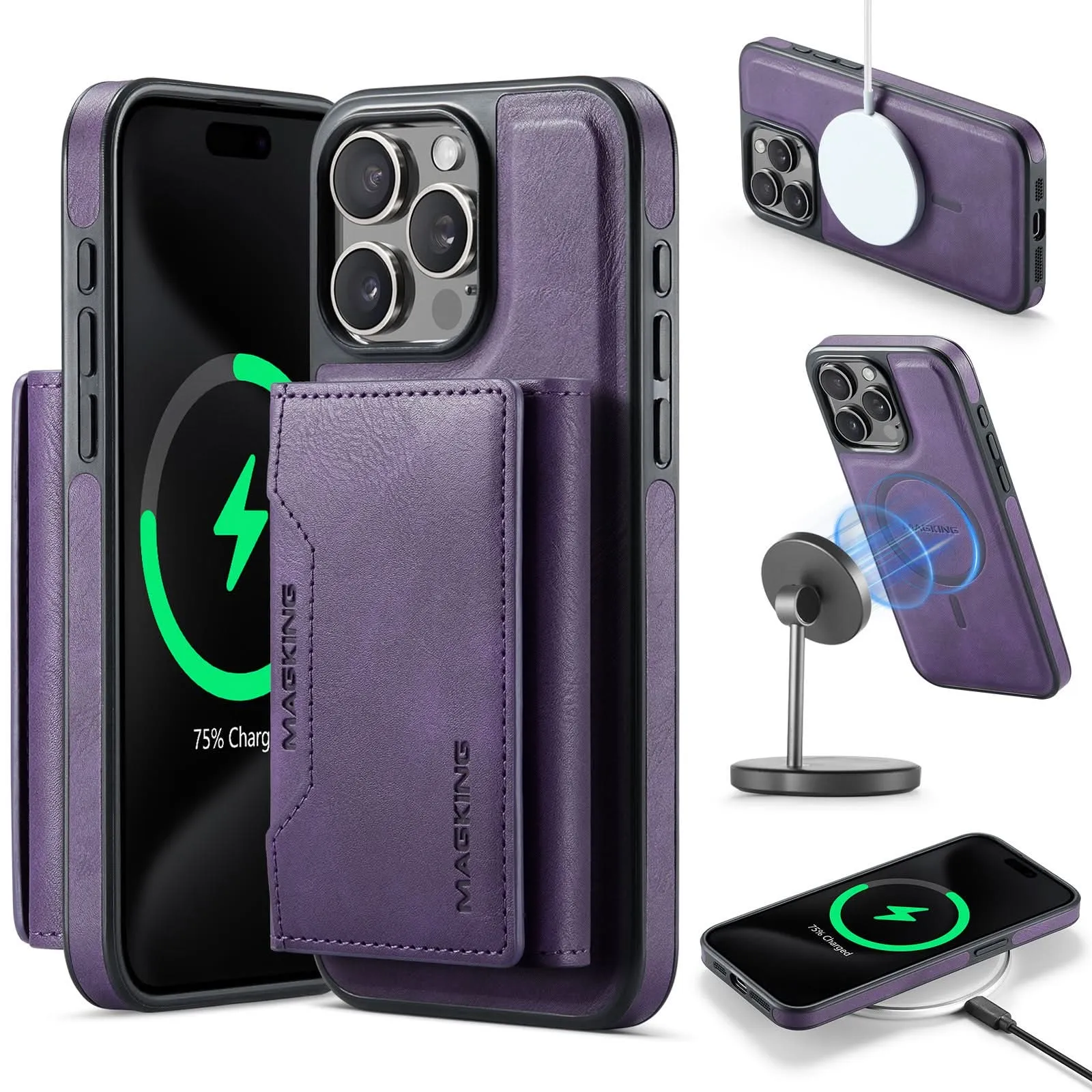 Shockproof Magnetic Case for iPhone 16/15 Series