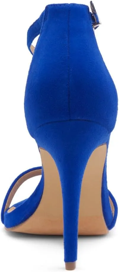 Shoe Land Women’s High Heels – Open Toe Stiletto Heels with Adjustable Ankle Strap | Dressy Sexy Strappy Heeled Sandals for Wedding, Prom, Party & Evening Wear