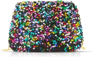 Shoulder Bag for Women, Sequin Clutch Purses, Evening Bag, Crossbody Bags for Wedding, Prom, Parties, Travel(Color)