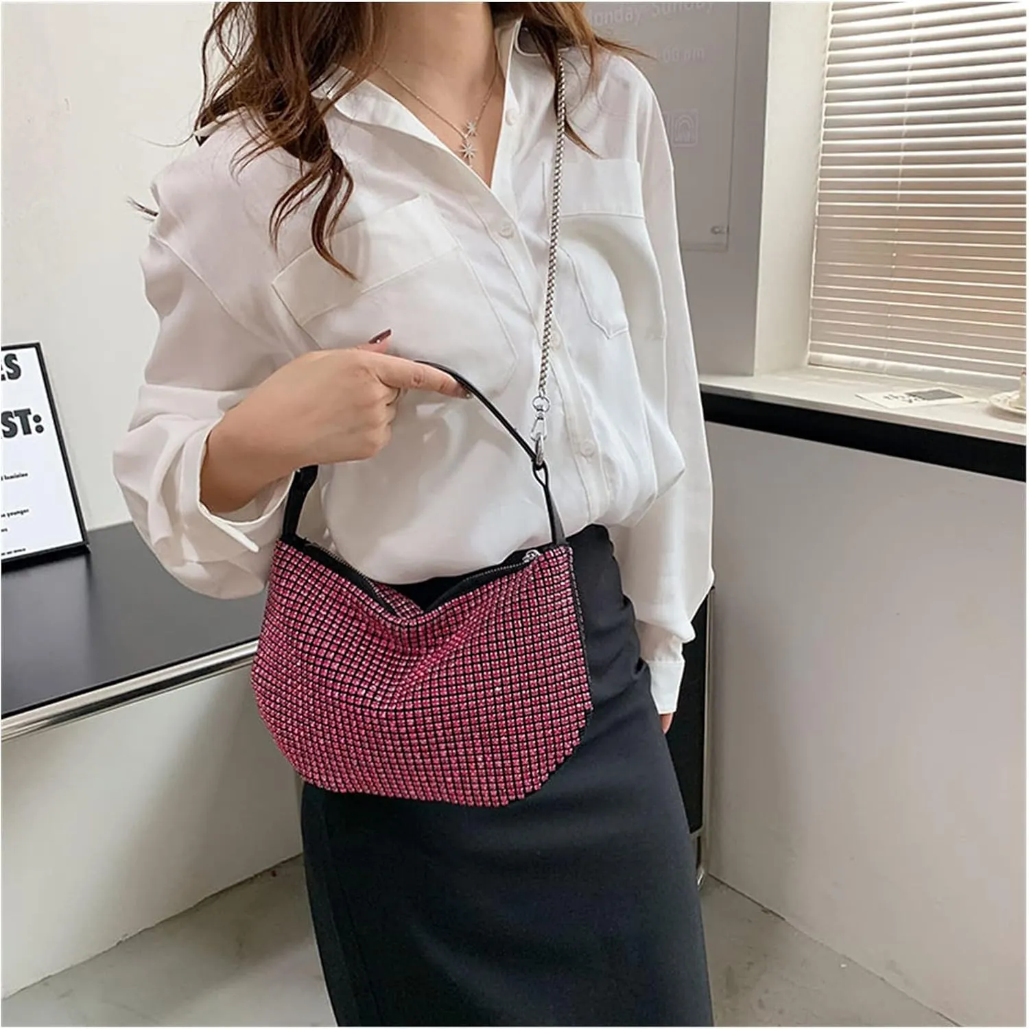 Shoulder Bags For Women Crystal Shoulder Bag Luxury Design Women Handbag And Purse For Women