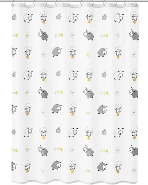 showercurtain, W 70.9" x L 78.7" (1 Panels), Multi-Colour