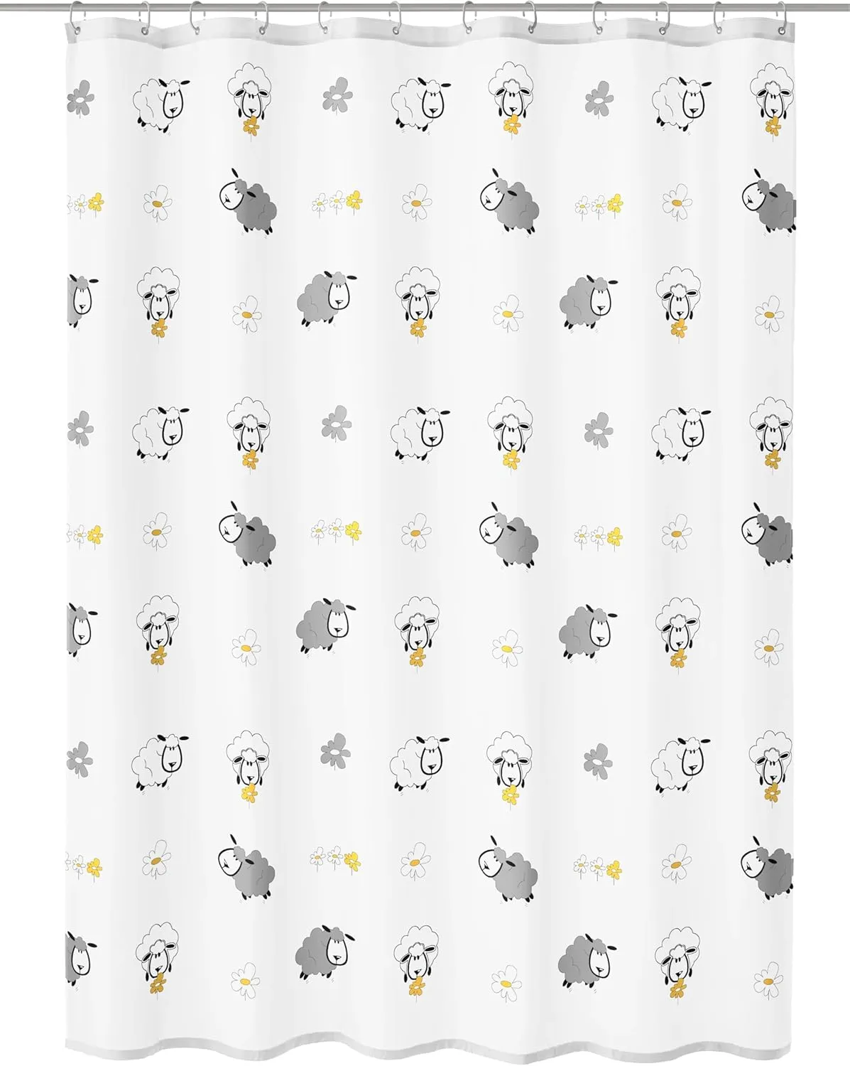 showercurtain, W 70.9" x L 78.7" (1 Panels), Multi-Colour