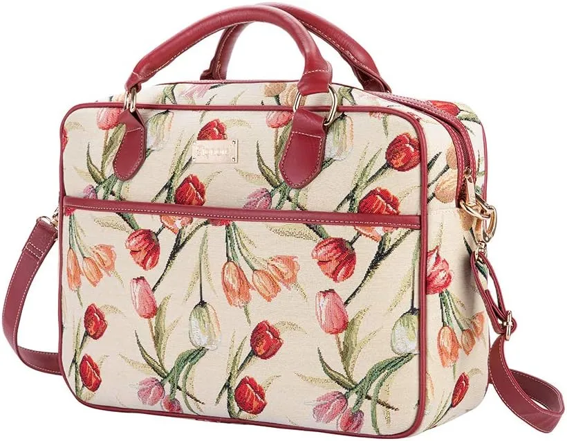 Signare Tapestry Laptop bag Computer Messenger bag Briefcase for Women