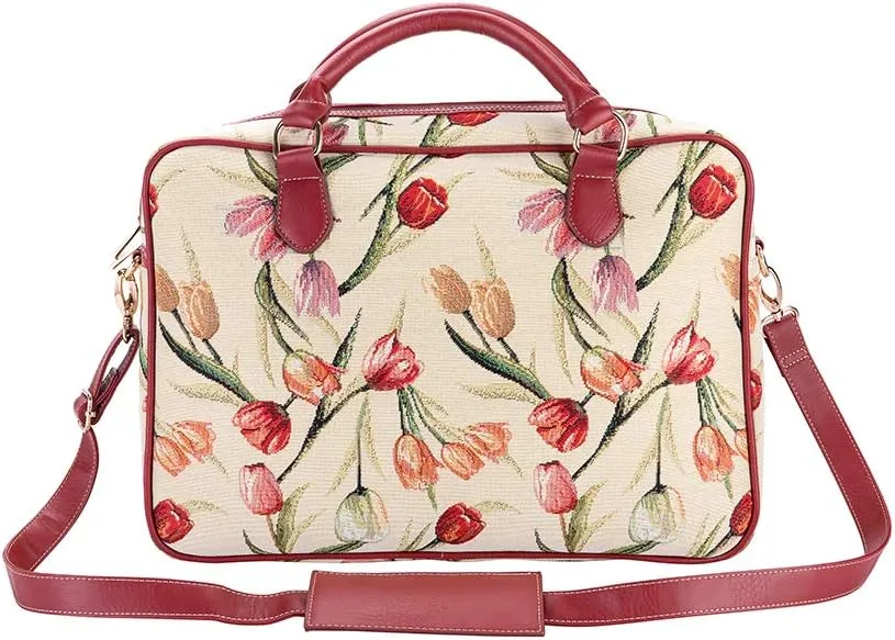 Signare Tapestry Laptop bag Computer Messenger bag Briefcase for Women
