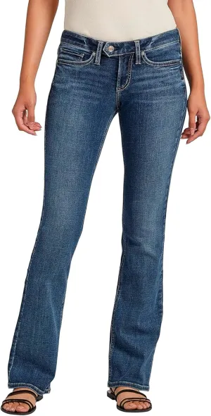 Silver Jeans Co. Women's Tuesday Low Rise Slim Bootcut Jeans